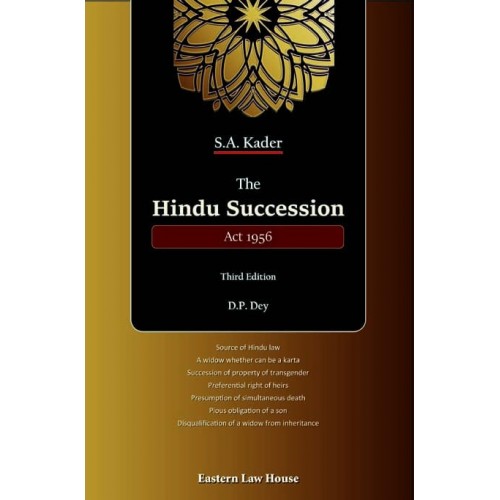 Eastern Law House’s The Hindu Succession Act, 1956 by S. A. Kader